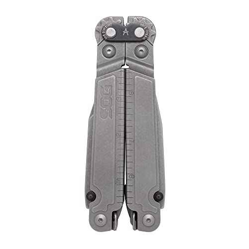 SOG PowerAccess Assist Full-Sized Well-Rounded Daily Use Multi-Tool One-Handed Assisted Opening 21 Tools