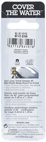 Blue Fox 62 Classic Vibrax Inline Spinner - White / 1/4 oz