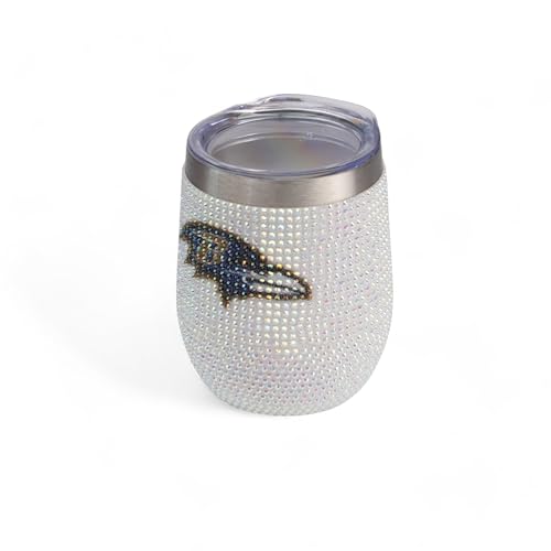 Official Licensed 2-Pack Bling Stemless Wine Tumblers - Baltimore Ravens