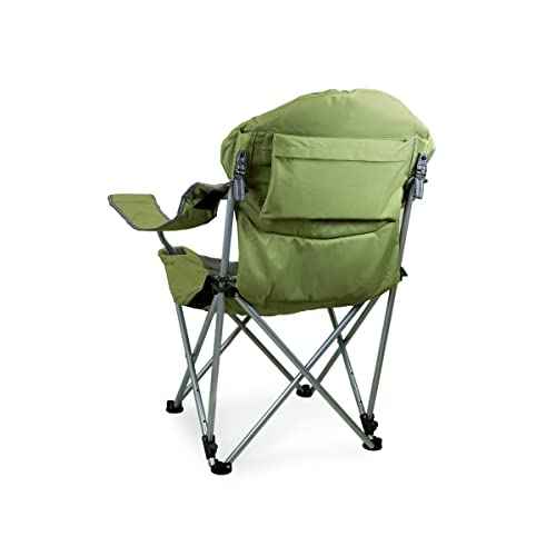 Picnic TIME Reclining Camp Chair, Beach Chair for Adults, Sports Chair with Carry Bag