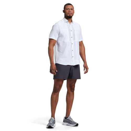 Beretta Men's TKAD Flex Breathable Lightweight Button-Down Outdoor Casual Active Tactical Short Sleeve T-Shirt