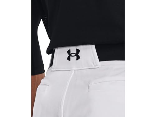 Men's Utility Baseball Knickers - White & Black, Medium, 18" Inseam
