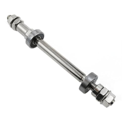7.08 Inch Bicycle Rear Hub Axle 3/8 Inch 26 TPI for Mountain & Road Bikes