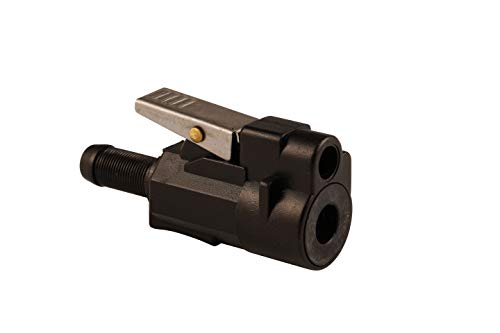 Marine Fuel Tank Fitting - 3/8-Inch Barb Hose Female Connector - Black Acetal - One Size