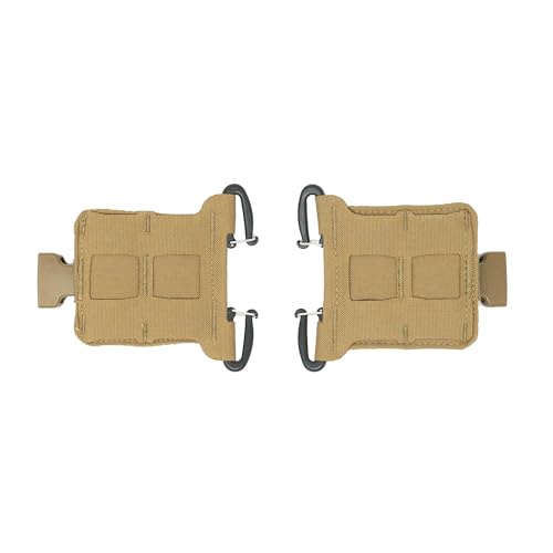 Coyote Brown Modular MOLLE Accessory Panel for Bino Harness & Chest Rigs