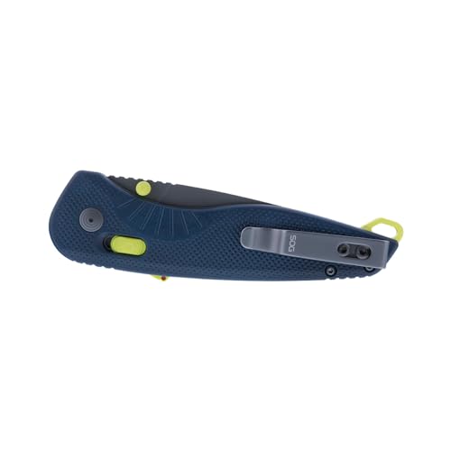 SOG Aegis AT Ambidextrous Outdoor Pocket Easy to Carry Folding Knives | CRYO D2 Stainless Steel Blade | AT-XR Lock