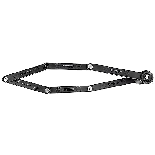 Kryptonite Keeper Folding Bike Lock, 2.75FT/3.25 FT Long Compact Lightweight High Security Anti-Theft Foldable Bicycle Lock with 2 Keys and Mount for E-Bikes Scooter Road Mountain Bike