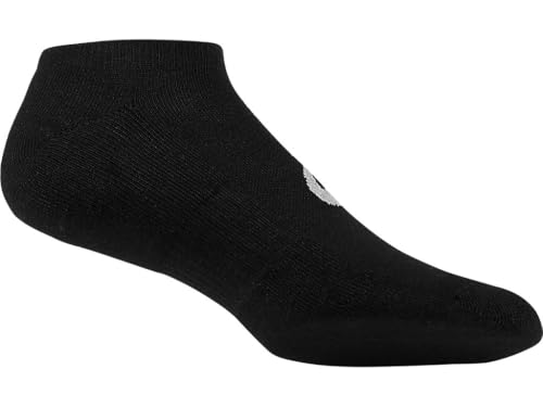 ASICS Invasion No Show Running Socks - Large Black 6 Pack