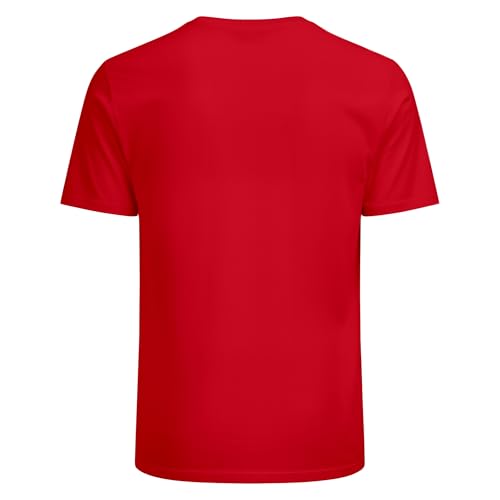 Unisex Military Short Sleeve T-Shirt - Marines / Red / X-Large