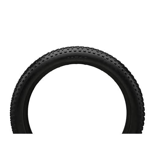 Mongoose Replacement Bike Tire, 20 x 4 or 26 x 4 Inch Fat Bike Tire, Knobby, Aggressive Tread Pattern, Puncture Guard, Nylon Inserts for Extra Puncture Resistance, Replacement for Mountain Bicycles