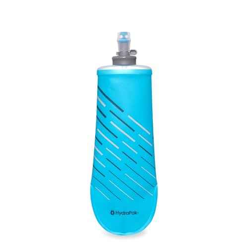 HydraPak PocketFlask 500ml - Compressible, Low Profile Soft Flask Water Bottle, Ideal Fit for Run Belts and Form Fitting Pockets with Locking Cap (500ml / 17oz)