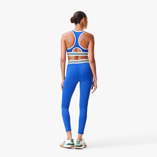 Lacoste x Bandier Women's All Motion Striped Sports Bra