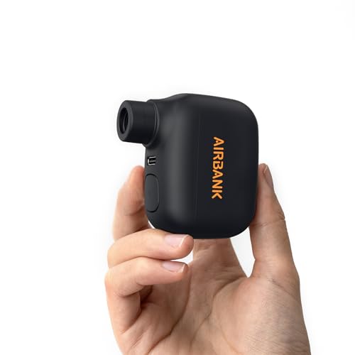 Mini Electric Bicycle Pump Portable 100 PSI for Road Bikes with Rechargeable Battery