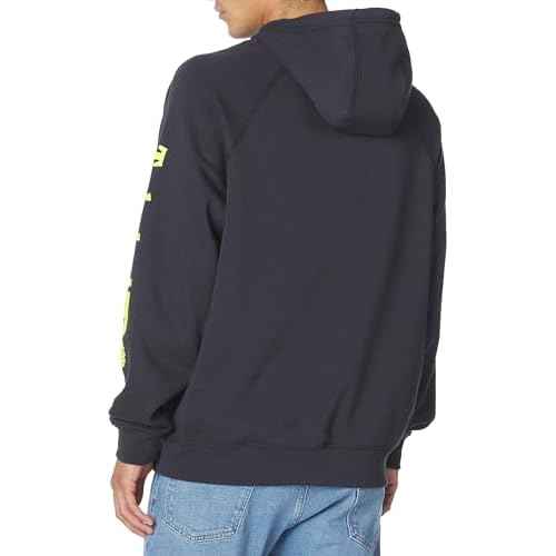 Timberland PRO Men's Hood Honcho Sport Pullover Hooded Sweatshirt, Dark Navy/PRO Yellow, Extra Large Tall