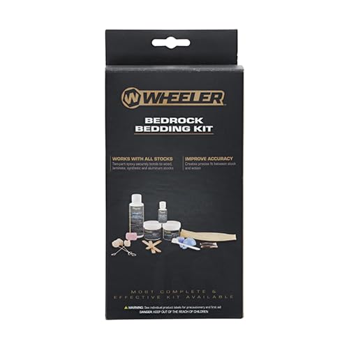 Wheeler Bedrock Glass Bedding Kit for Rifle Stocks, Resin & Hardener