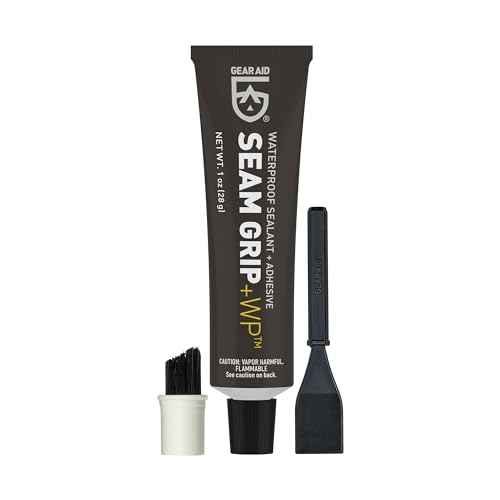 GEAR AID Seam Grip WP Waterproof Sealant and Adhesive for Jackets, Tents, Sleeping Pads and Outdoor Fabric | Repairs Rips, Seals Seams on Nylon, Canvas and Vinyl