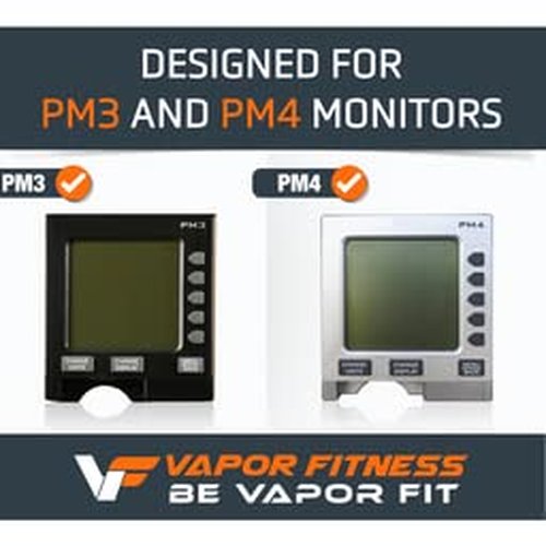 Smartphone Cradle Designed for Concept 2 Rowing Machine PM3 and PM4 Monitors (Yellow)
