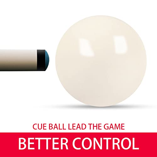 YDDS Billiard Balls Set 2-1/4" Regulation Size Pool Table Balls for Replacement (16 Resin Balls)