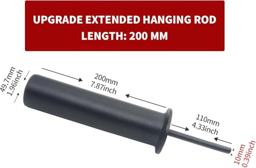 10mm Weight Stack Pin with Spring Collar - 110mm & 200mm Length Extender