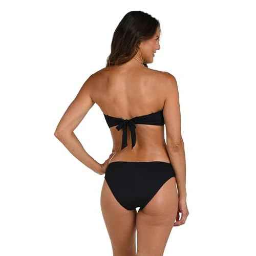 La Blanca Womens Island Goddess Bandeau Slider Swimsuit Top