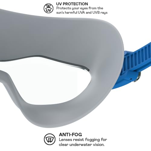 Speedo Unisex Adult Swim Goggles - Hydrosity, Clear/Cement Variation