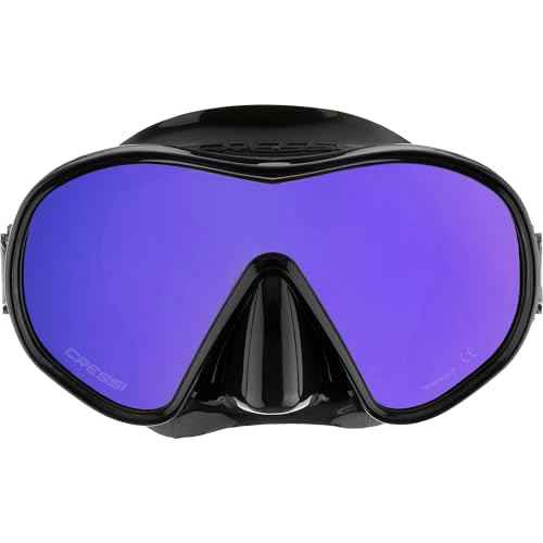 Cressi Single Lens Frameless Scuba Mask for Good Visibility | F-Dual: Designed in Italy