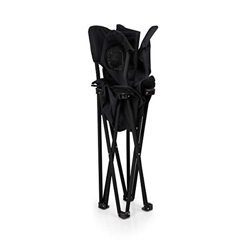 Portable Camping & Beach Chair with Carrying Bag - Black