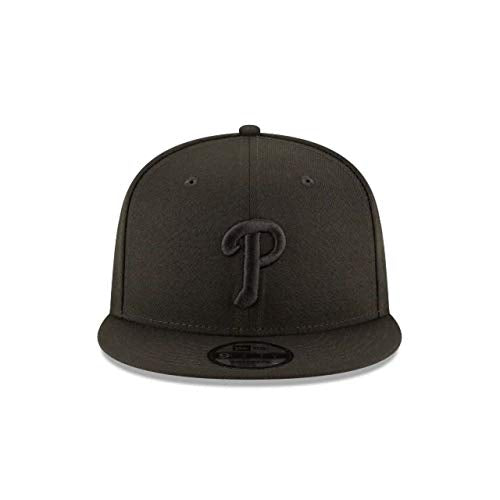 NBA Men's 9Fifty Snapback Cap - Black, One Size, Philadelphia Phillies Logo