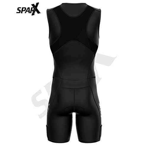 Sparx X Triathlon Suit Men Racing Tri Cycling Skin Suit Bike Swim Run