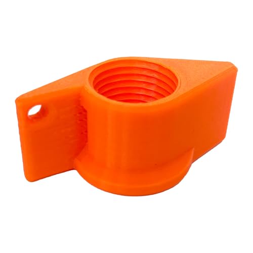 Boat Drainplug Reminder and Wrench Keychain - Orange