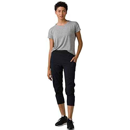 prAna Womens Koen Capri, Black, X-Small