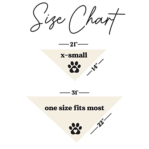 Promoted to Big Sister Dog Bandana Natural One Size Adjustable Cotton Pregnancy Announcement