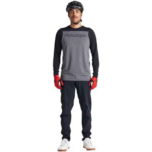 Troy Lee Designs - Skyline LS Jersey; Signature Heather Gray/Black XL