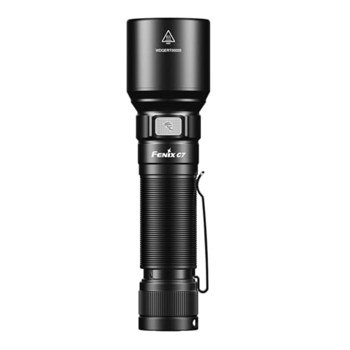 Fenix C7 3000 Lumen High Lumen USB-C Rechargeable Flashlight with 2x5000mAh Batteries and LumenTac Battery Organizer