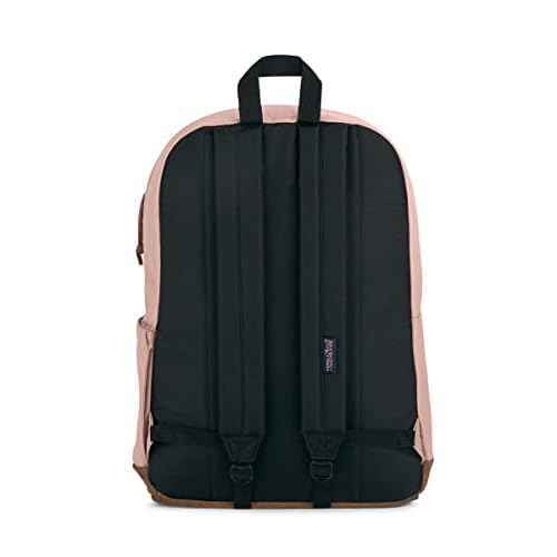 JanSport Right Pack Backpack - Durable Daypack with Padded 15" Laptop Sleeve, Spacious Main Compartment & Integrated Water Bottle Pocket - Misty Rose