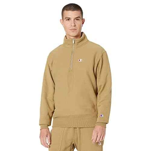 Champion Men's Reverse Weave Quarter Zip Fleece Pullover