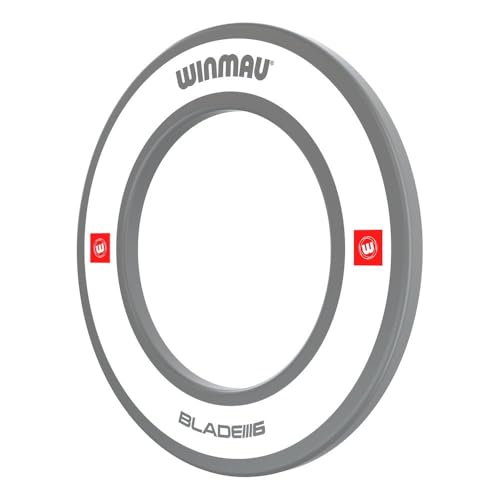 Winmau Dart Board Surround Ring - Pro Line 1.0 & 2.0 Red, Blue, Black & White Dartboard Surround - Backboard Wall Protector