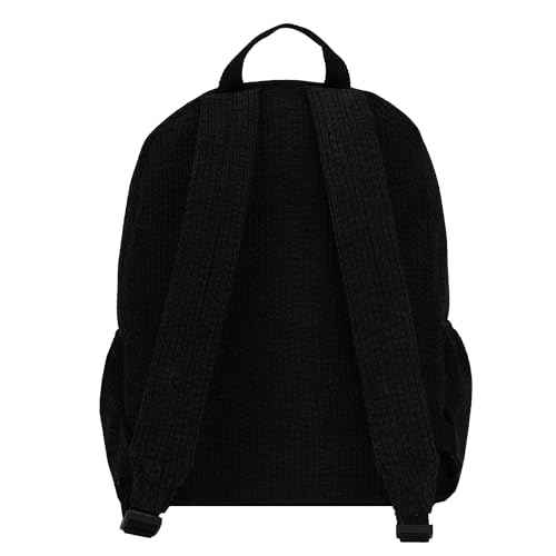 Roxy Women's Feeling Good Stylish Soft Corduroy Backpack with Padded Shoulder Straps and Exterior Storage, Anthracite, 15L