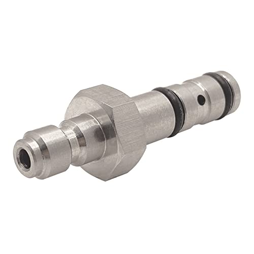 HMKUGO Paintball PCP Quick Filling Charging Probe Replacement Adapter, 9mm OD Air Tool Fitting for Filling Hole with Extra 6 O-Rings