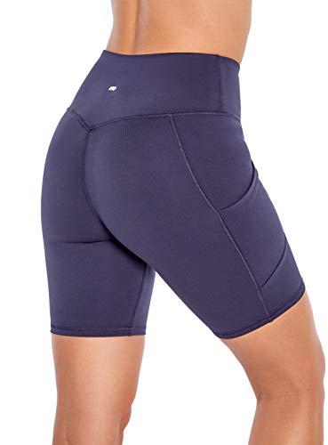 Marika Women's Lucy High Rise Tummy Control Workout Shorts - Medium, Midnight Blue
