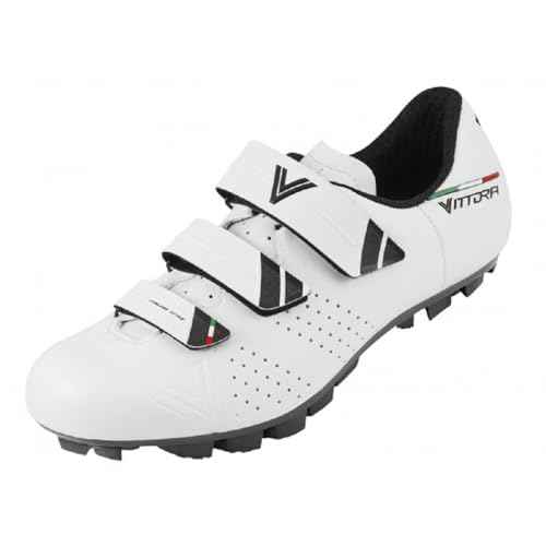 Vittoria Rapide MTB Cycling Shoes (White, EU 40 US 7 ¨ö UK 7)