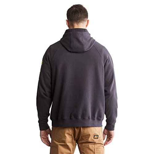 Timberland PRO Men's Hood Honcho Sport Pullover Hooded Sweatshirt, Dark Navy/PRO Yellow, Large Tall
