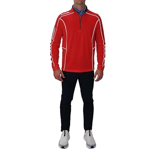 Columbia Men's OMNI WICK Shotgun 1/4 Zip Pullover Breathable Long Sleeve