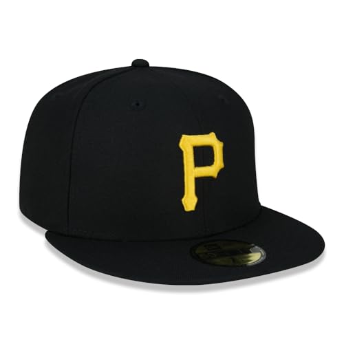 Black 7 3/4 Pittsburgh Pirates 59Fifty Fitted Cap - New Era