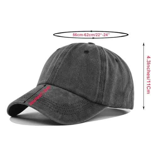 6Pack Unisex Vintage Washed Cotton Baseball Cap Soft Unconstructed Plain Blank Adjustable Size Dad Hat