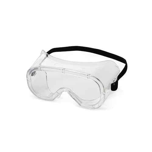 Sellstrom Anti Fog Non-Vented Safety Goggles - Clear Body Clear Lens ? Protects from Chemical Splash, Dust, Smoke