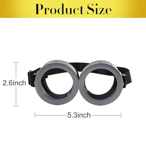 Steampunk Goggles Round Glasses Adult Cosplay Halloween Costume Accessories Props Party Supplies