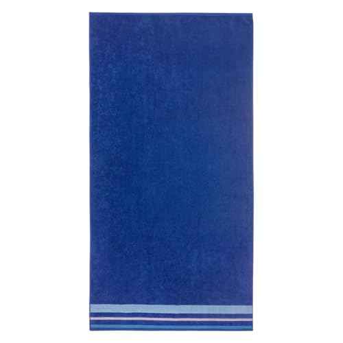Kaufman - Soft Oversized 35" x 70" Velour Dobby Striped Beach Towels | Absorbent, Quick-Drying | 100% Cotton Thick Beach Towels (Roy)