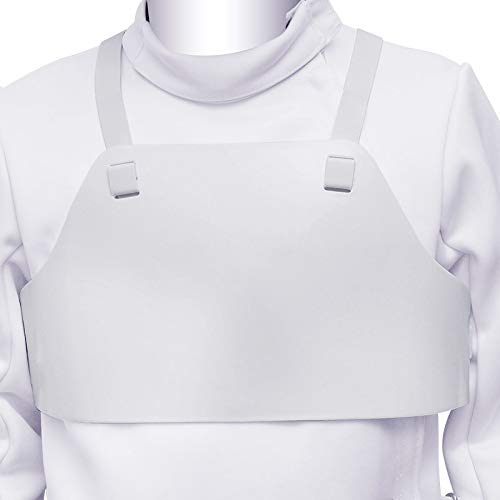 LEONARK Fencing Sport Chest Guards - Breast Protectors - Plastron for Foil Epee Saber Fencers - Professional Clothing for Child and Adult Fencer (Male, M)