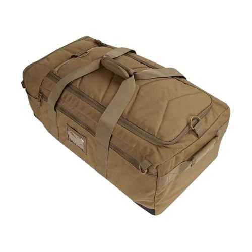 Condor Colossus Duffel Bag - 3 in 1 Rugged Tactical Gear Bag - Backpack/Duffle/Shoulder - Lightweight Multicompartment with 52L Storage (Military, Outdoors, First Responders)